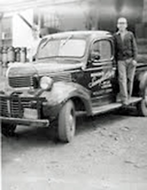 James Bergen's delivery truck