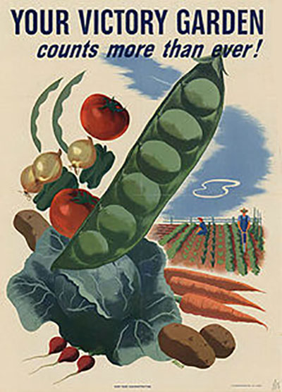 WWII Victory Garden poster